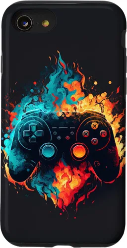 Vista 18 de Controlador de videojuegos para iPhone 16 Gamer para un divertido estuche para adolescentes y niñas