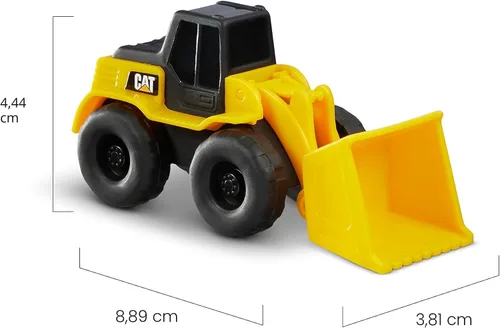 Vista 9 de Cat Construction Little Machines 5 Pack - Grandes adornos para tartas
