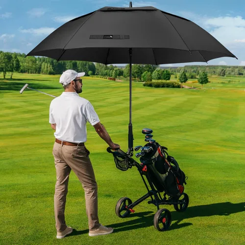 Vista 6 de ZOMAKE Golf Umbrella, Large Windproof Heavy Duty Umbrellas
