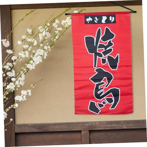Vista 9 de Bandera japonesa para exteriores, decorativa, colgante, bandera para Izakaya y restaurante japonés
