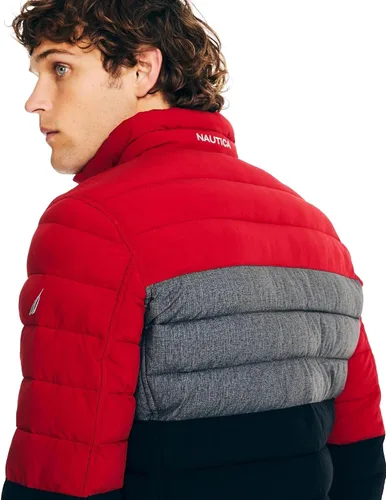 Vista 18 de Chaqueta Nautica de hombres elastizada Reversible peso medio