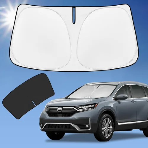 Vista 111 de Parasol de 4 capas para parabrisas, ajuste personalizado, tela 240T