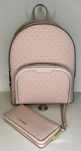 Vista 2 de Michael Kors MICHAEL Michael Kors Jaycee - Mochila grande con gancho para cartera continental grande