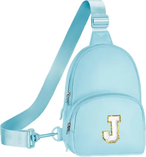 Vista 29 de YOOLIFE Bolso bandolera con inicial, bolsas pequeñas para niñas y mujeres, regalos para adolescentes, niñas, adolescentes, novia, dama de honor