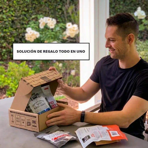 Vista 5 de People's Choice - Paquete variado de cecina, regalo de bocadillos con alto contenido de proteínas, juego de 12 piezas