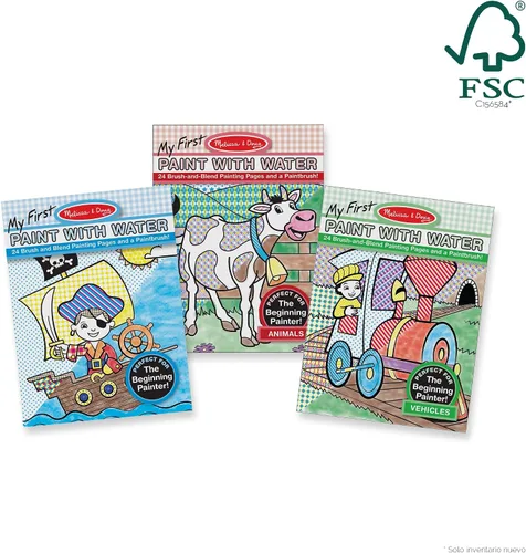 Vista 4 de Mi primeras pinturas de animales con agua, de Melissa & Doug