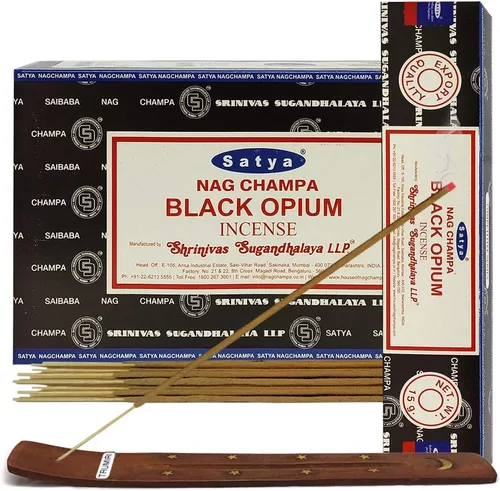 Vista 15 de Aruda - Varillas de incienso y soporte para varillas de incienso, paquete Insence Insense Satya Incense