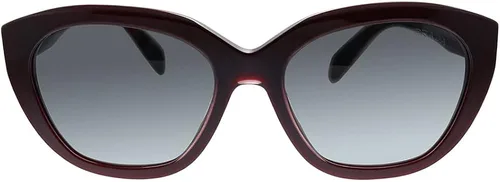 Vista 2 de Prada PR 16XS UAN3M1 - Lentes de sol geométricos de plástico burdeos con gradiente gris