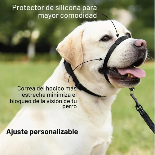 Vista 4 de SVD.PET Collar de cabeza de perro sin tirones para paseos más fáciles, protector a prueba de mordeduras para aumentar la comodidad, diseño simple