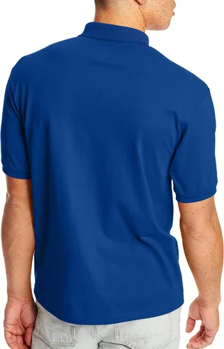 Vista 3 de Hanes Polo EcoSmart de manga corta para hombre, paquete de 2