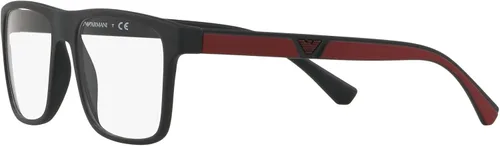 Vista 3 de Emporio Armani Men's Ea4115 Prescription Eyewear Frames with Two Interchangeable Sun Clip-ons Rectangular