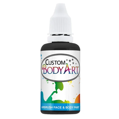 Vista 7 de Custom Body Art Pintura blanca a base de agua de 1 oz para piel, cara Blanco