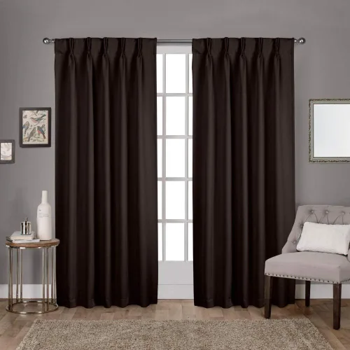 Vista 20 de Cortinas Exclusive Home Curtains, par para panel, de satén Plata