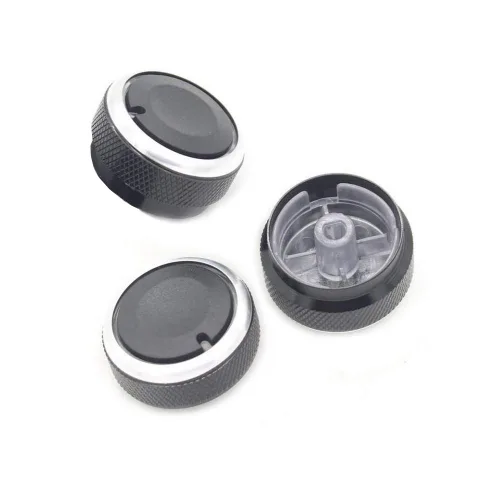 Vista 4 de 3X Car styling aleación de aluminio coche aire acondicionado AC interruptor perilla ajuste para Chevrolet vela auto decoración accesorios