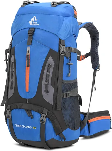 Vista 16 de Bseash Mochila de 60 l para senderismo y camping con cubierta para la lluvia, mochila impermeable de gran capacidad para deportes al aire libre