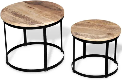 Vista 7 de Mesa auxiliar de dos piezas, mesa auxiliar, mesa de centro de almacenamiento elevada, adecuada para sala de estar, oficina, balcón, juego de sala
