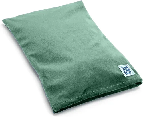 Vista 8 de Almohadilla térmica para microondas (con funda extraíble) – Almohadilla de terapia de calor húmedo con peso para microondas para espalda, cuello
