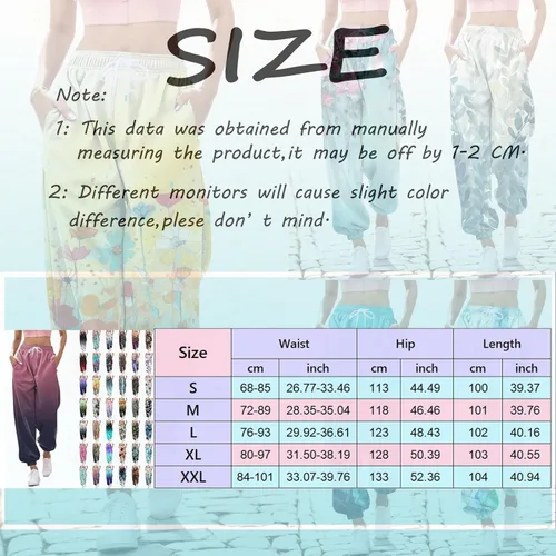 Vista 4 de DSODAN Sweatpants for Women Cinch Bottom Drawstring Elastic Waist Pants Sporty Athletic Joggers Trousers with Pockets