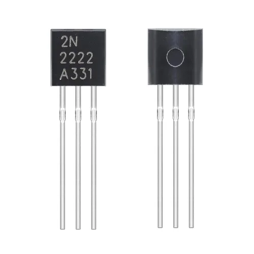 Vista 2 de 2N2222 2N2222A Transistores amplificadores NPN de silicio TO-92 60V 800mA (Paquete de 200 piezas)