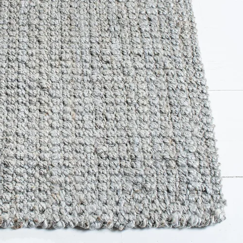 Vista 4 de SAFAVIEH Colección de fibra natural - Alfombra decorativa de yute, 2 x 3 pies, color gris, hecha a mano, ideal para áreas de alto tráfico