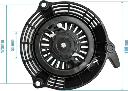 Vista 2 de Cluparis Arrancador de retroceso para el generador Honda GC135 GC160 GCV135 EN2000 que reemplaza 28400-ZL8-023ZA