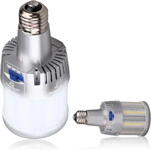 Vista 4 de RuggedGrade Bombilla LED de 12 W, base estándar E26, 1,400 lúmenes, 3000 K, 2700 K, repuesto para haluro metálico, HID o CFL, alta eficiencia, 130