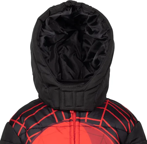 Vista 5 de Marvel Chaqueta acolchada con cremallera para cosplay, tallas de niño a niño grande (2T - 14-16)