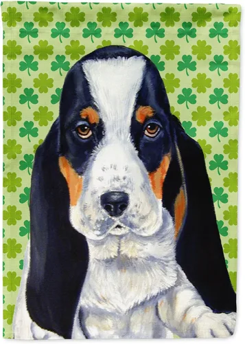 Vista 41 de Caroline's Treasures SS4442GF Affenpinscher Bandera de jardín con retrato de trébol del día de San Patricio para buzón, bandera decorativa