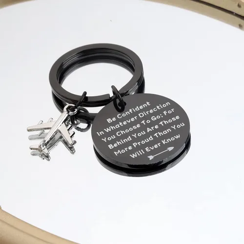 Vista 4 de LQRI Future Pilot Gift - Nuevo regalo de piloto, regalo de graduación de piloto, ten confianza en cualquier dirección que elijas ir, Medio