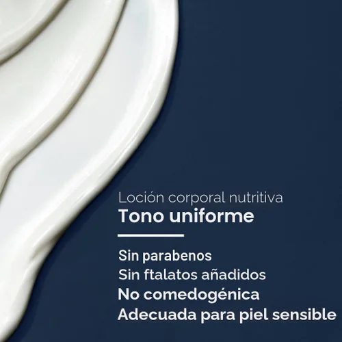 Vista 5 de Vaseline Radiant X Even Tone Loción corporal nutritiva con 1% de niacinamida, aceite de coco, vitamina C y péptidos, 11 onzas