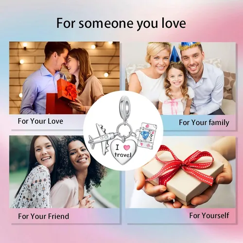Vista 7 de Dije colgante de plata de ley 925 con diseño de corazón de la Biblia para mamá, esposa, familia, familia, amigos