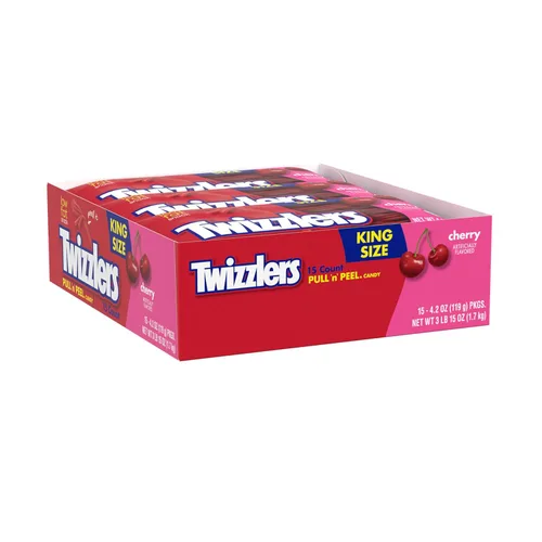 Vista 3 de Twizzlers bocaditos sabor cereza