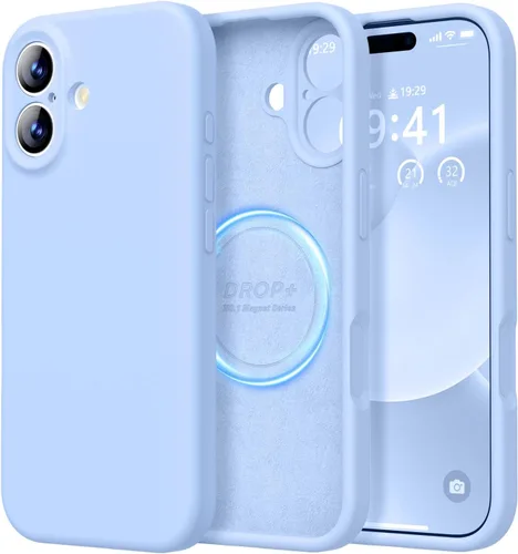 Vista 255 de LOVE 3000 Diseñada para Funda iPhone Air, Silicona Premium [Compatible con Magsafe][Forro de Microfibra Suave Anti-Rayones] Funda Protectora
