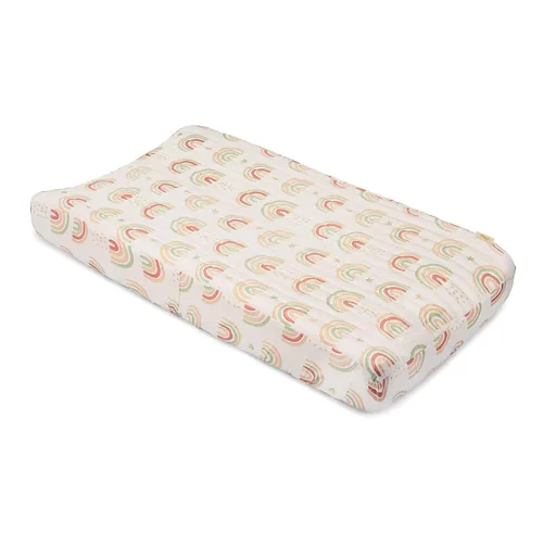 Vista 21 de Funda para cambiador Crane Baby, 100% exterior de sarga de algodón, temática de vida en la playa, 40.6 cm x 81.3 cm, fundas ajustadas