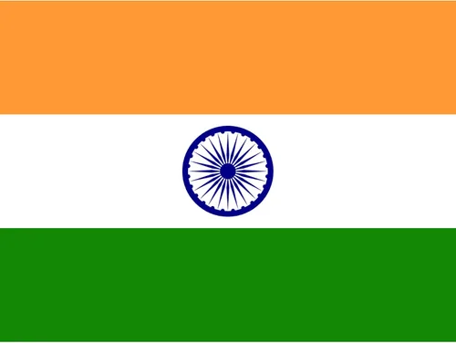 Vista 8 de Artery8 Póster enmarcado de la bandera nacional de la India, bandera patriótica, bandera mundial, región del país, decoración de pared, 12 x 16