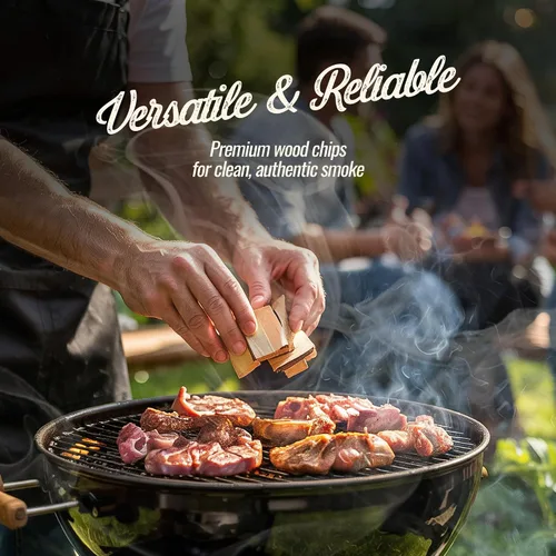 Vista 4 de Smokehouse Productos Todos los trozos de madera con sabor natural para ahumar