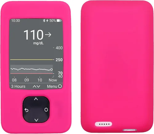 Vista 3 de Funda suave de silicona para receptor Dexcom G6 y Dexcom G7 (verde)