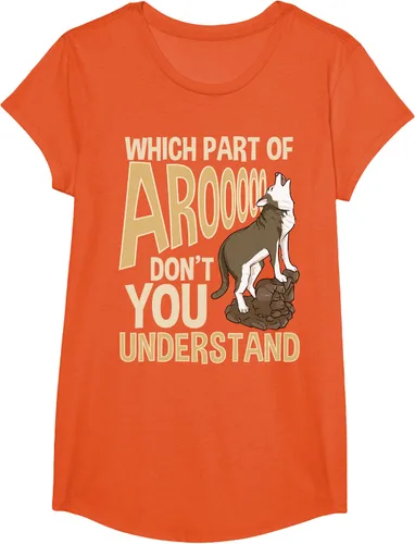 Vista 35 de What Part Of Aroooo Don't You Understand Husky - Camiseta para perro, Negro, S