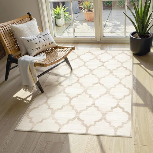 Vista 50 de Lahome Alfombras marroquíes lavables de 2 x 3 pies, alfombra de área pequeña de 2 x 3, antideslizante, alfombra de cocina, suave, no desprende