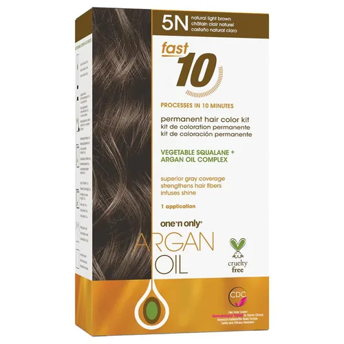 Vista 14 de One 'N Only Fast 10 - Kit de coloración permanente para el cabello, tinte para el cabello para mujeres con aceite de argán para mantener