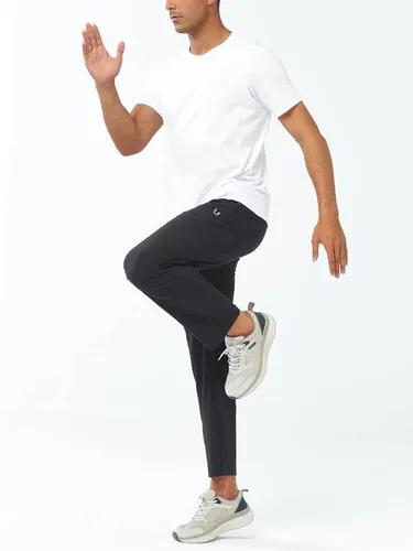Vista 6 de NORTHYARD Men's Athletic Running Joggers Workout Gym Pants Lightweight Jogging Pants Open Hem Sweatpants