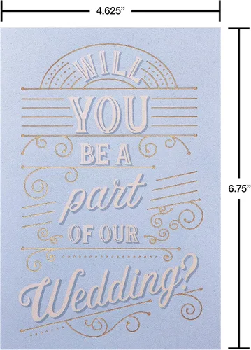 Vista 5 de American Greetings Invitaciones de boda en blanco, (8 unidades)