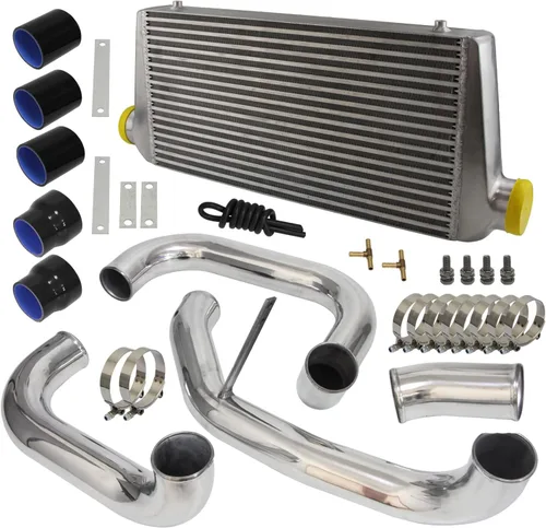 Vista 10 de Kit de intercooler para Nissan Skyline GT-R R32 HCR32 HNR32 RB20DET; R33 ECR33 GTS RB25DET; R34 ER34 GTT RB25DET, 1989-2001 Bolt On