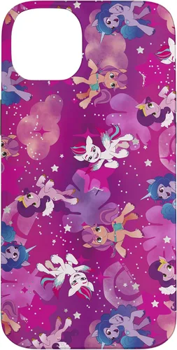 Vista 15 de My Little Pony: Una nueva generación Pink Group Pony Pattern V3 Funda para iPhone 17