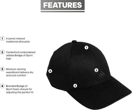 Vista 12 de adidas Gorra ajustable relajada Saturday para mujer