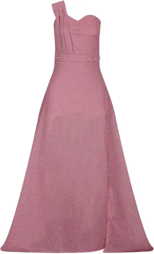 Vista 3 de Vestidos largos de noche para mujer, elegante vestido con lentejuelas brillantes, vestido sexy con purpurina para fiesta, largo hasta el suelo