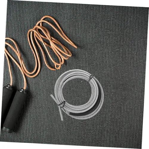 Vista 5 de Cable de acero con peso de repuesto para adultos, tubo antidesgaste, cuerda de saltar gruesa y pesada para entrenamiento de velocidad