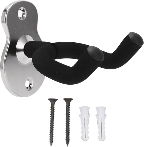 Vista 10 de Guitar Wall Mount Hanger Hook Holder, Space Saving (Rose Gold)