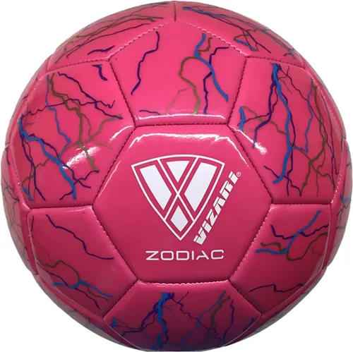 Vista 13 de VIZARI Zodiac Balón de fútbol juvenil de cuero sintético para niños, niñas y niños pequeños, diseño duradero e impermeable para entrenamiento