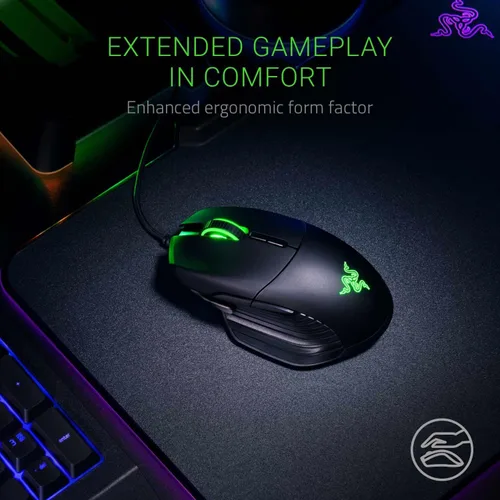 Vista 7 de Razer Ratón para juegos Basilisk Sensor óptico de 16.000 DPI - Iluminación Chroma RGB - 8 botones programables - Interruptores mecánicos